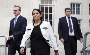 La ministre de l'Intérieur britannique Priti Patel, le 28 juin 2020 à Londres.