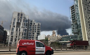 Un incendie s'est déclaré à Beyrouth, le 10 septembre 2020.