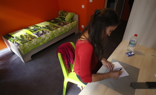 Chambre pour étudiant dans la première eco résidence du CROUS de Toulouse.