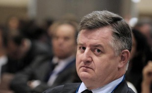 Augustin de Romanet, président de la société des Aéroports de Paris (ADP), le 19 juin 2014