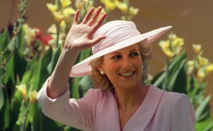 La princesse Diana le 27 janvier 1988 dans la banlieue de Melbourne, en Australie