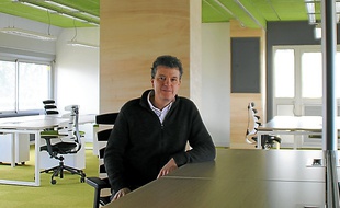 Fondateur d'Ubiflow, Antoine Krier veut s'inspirer des locaux de Google en Californie.
