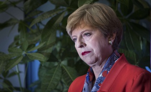 Theresa May, photographiée le 9 juin 2017.