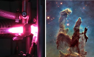 Les glaces cométaires sont traitées à l'ultraviolet pour détecter la formation de molécules de sucre.
