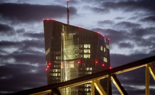 Le siège de la banque centrale européenne à Francfort.
