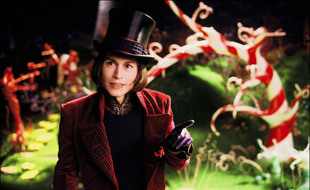 L'acteur Johnny Depp dans «Charlie et la chocolaterie»