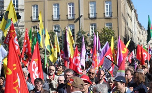 Environ 3.000 personnes avaient défilé dans les rues de Rennes le 1er mai à l'appel des syndicats.