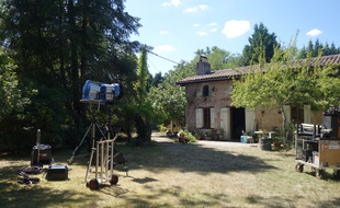 Illustration d'un tournage à Hostens (Gironde)