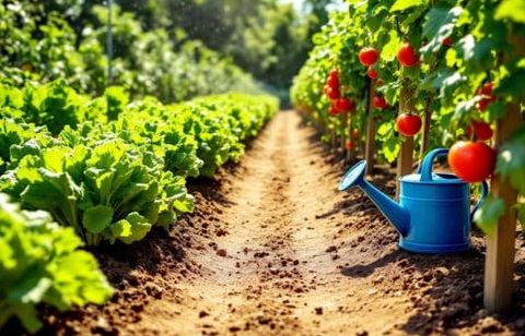 Été sec au potager : ajustez vos arrosages selon chaque légume pour des récoltes généreuses sans gaspiller d’eau
