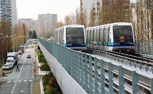 Le métro de Rennes en 2002.