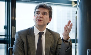 Le ministre du Redressement productif Arnaud Montebourg, le 27 février 2013 à Bercy.