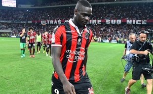 Mario Balotelli à l'Allianz Riviera, le 11 septembre 2016.