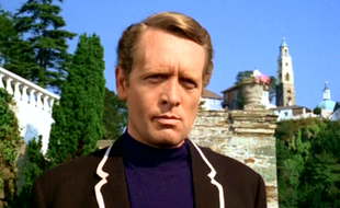 Patrick McGoohan, alias « Numéro 6 » dans la série culte «Le Prisonnier ».