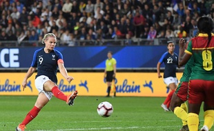 Eugénie Le Sommer, principale arme offensive des Bleues au prochain Mondial.