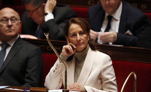 Ségolène Royal, ministre de l'Ecologie, à l'Assemblée nationale ce mercredi. P.Kovarik/FP