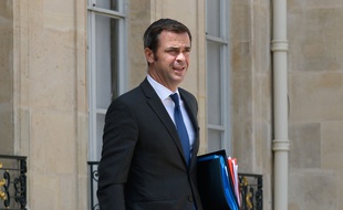 Le ministre de la Santé Olivier Véran à l'Elysée le 22 juillet 2020