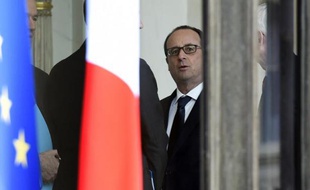 François Hollande à l'Elysée, le 2 avril 2015