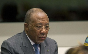 L'ex-président du Liberia Charles Taylor au tribunal de Leidschendam, près de la The Hague, aux Pays-Bas, le 16 mai 2012.