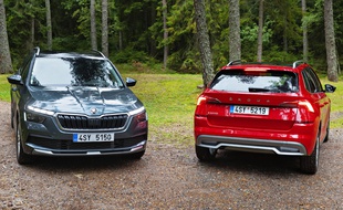 (Illustration) Des modèles de SUV de la marque Skoda.