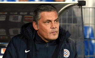 Bruno Martini sur le banc de Montpellier.