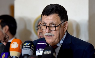 Le Premier ministre libyen, Fayez al-Sarraj, le 17 juillet 2016 in Tunis.