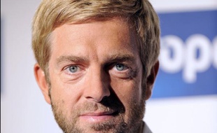 Alexandre Delpérier, animateur de "Europe 1 Foot". Le 31 août 2009