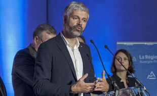 Le président de la région Auvergne-Rhône-Alpes, Laurent Wauquiez
