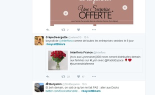 Le hashtag #Boycott8mars