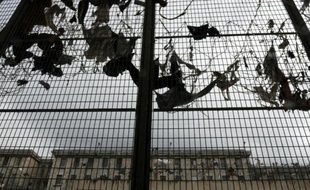 Vue de l'extérieur de la prison des Baumettes, le 6 mars 2013 à Marseille