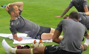 Etienne Didot et le TFC effectuent leur stage de présaison à Navata, en Espagne, le 3 juillet 2014.