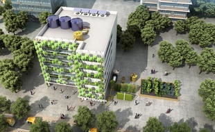 Image de synthèse du projet Newater Delhi.