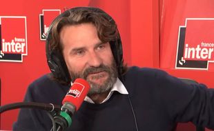 Frédéric Beigbeder pendant sa dernière chronique sur France Inter.