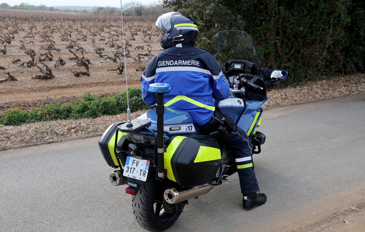 Un gendarme (illustration).