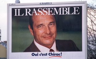 Affiche de Jacques Chirac, PARIS-1988