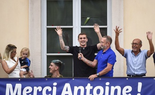 Antoine Griezmann a été accueilli à Mâcon après avoir été sacré champion du monde avec les Bleus