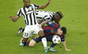 Patrice Evra lors de la finale de la Ligue des champions contre Barcelone, le 6 juin 2015.