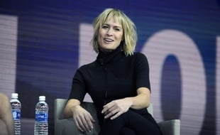 L'actrice Robin Wright au Synergy Global Forum à New York