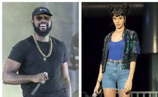 Le rappeur Damso et la chanteuse Shy'm.