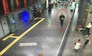 Une image d'un des trois suspects de l'attentat-suicide commis à Istanbul le 28 juin 2016