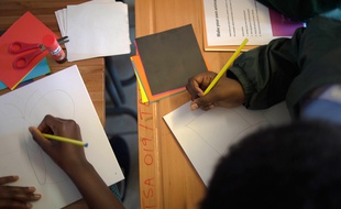 Les élèves ne école primaire, illustration.