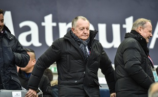 Jean-Michel Aulas dans les tribunes lors de Bordeaux-Lyon, dimanche dernier.