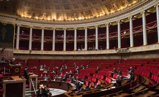 Assemblée nationale, le 13 avril 2015. Rares étaient les députés présents lors de l'examen du projet de loi sur le renseignement.