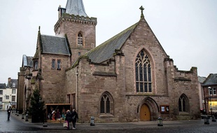 Le centre-ville de Perth en Ecosse.