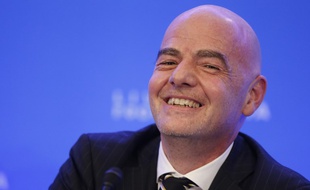 Gianni Infantino, le président de la Fifa, lors du Conseil réuni à Miami le 15 mars 2019.