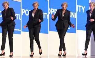 Theresa May a fait une entrée remarquée sur «Dancing Queen», du groupe Abba, lors du congrès des Conservateurs