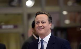 David Cameron après le sommet européen à Bruxelles, le 19 février 2016.