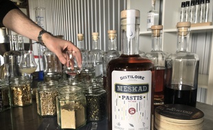 Distiloire, microdistillerie près de Nantes, produit gin et pastis