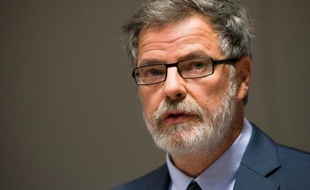 Le porte-parole du parquet fédéral belge, Eric Van Der Sypt, le 22 novembre 2015 à Bruxelles
