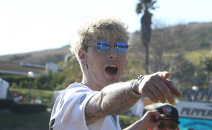 Le chanteur et acteur Machine Gun Kelly
