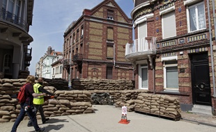 Décors du film "Dunkirk" de Christopher Nolan.